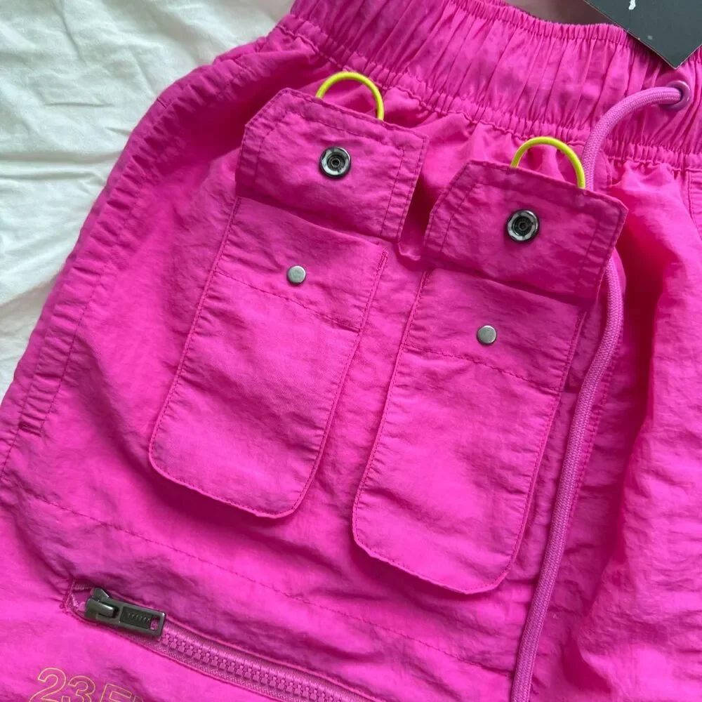 Nike Air Jordan Men's Lose Fit Shorts Size M Utility 23 Engineered Pink